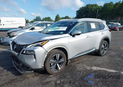 2021 Nissan Rogue Sl Intelligent Awd из США, поврежденный, VIN 5N1AT3CB4MC705734